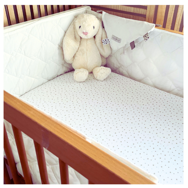 Baby Sense 100% Cotton Cot Fitted Sheet - Large