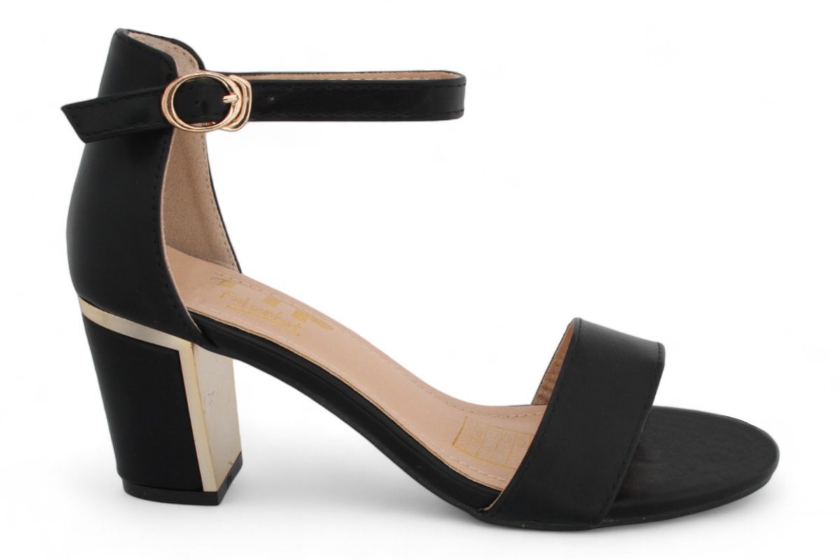 PU Tie Up Open Toe Heels