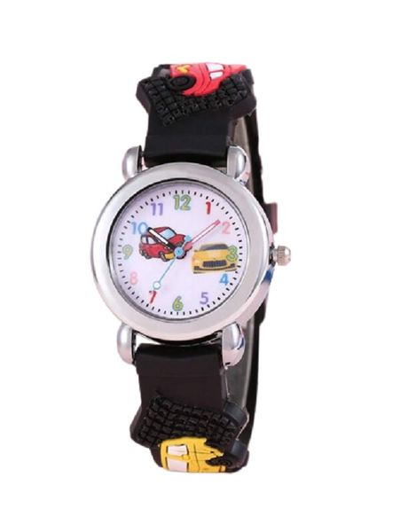 Kids Watch With Car Pattern