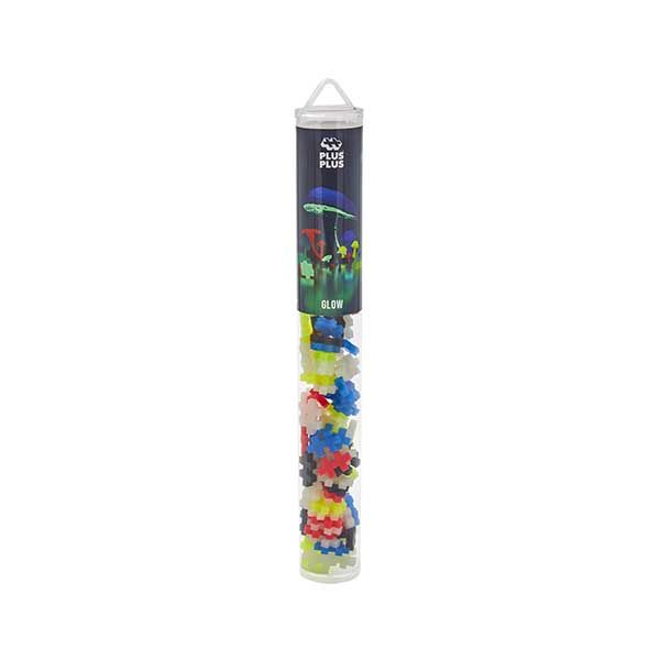 Plus Plus Glow Mix 100 Piece Tube
