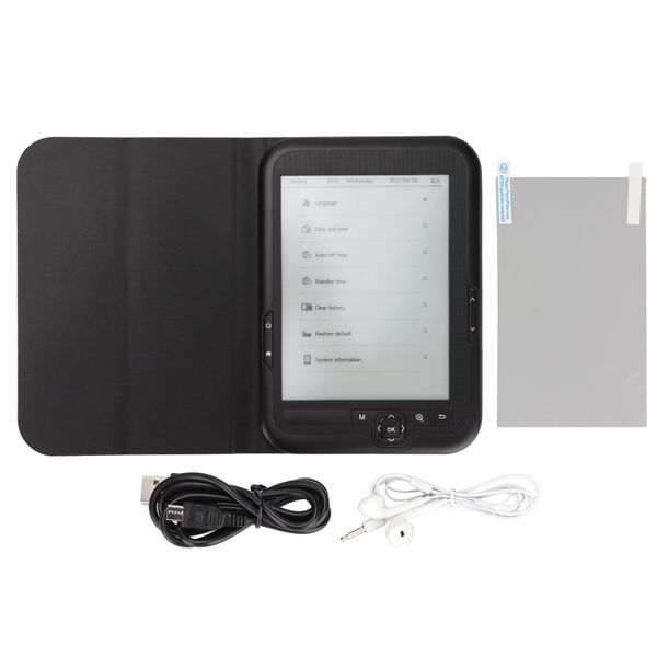 6" E-reader Reading Ink-screen Black 8gb