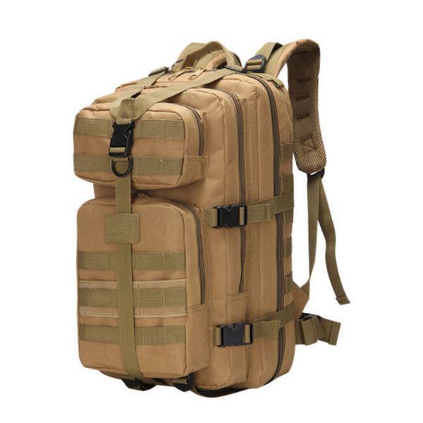 Outdoor Military Attack Tactical Backpack 35L-Khaki