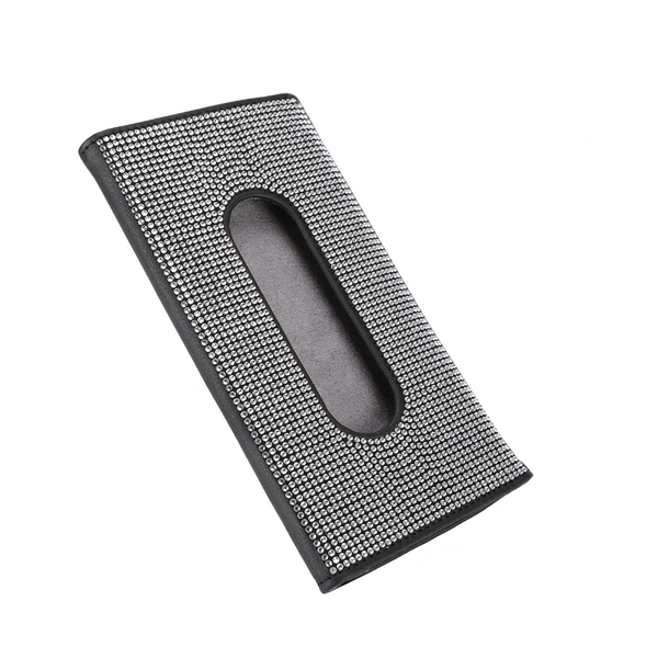 Car Sun Visor Tissue Holder Bling Backseat Tissue Case-Blue