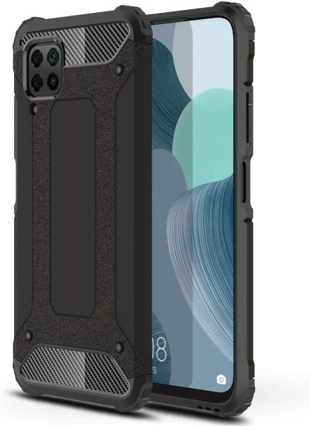 Hybrid Shockproof Case for Huawei P40 Lite - Black