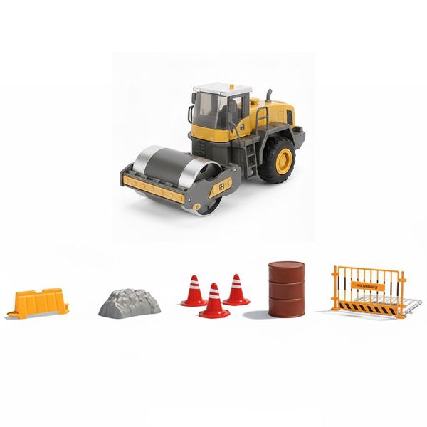 Construction Vehicles &amp; Accessories - In 4 Designs Toy Set