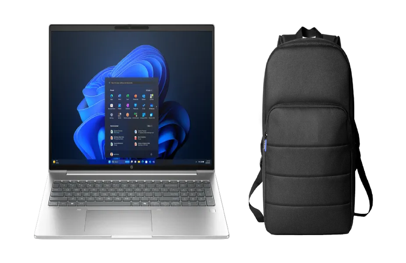 HP ProBook 4 G1iR Core 7 96GB RAM/512GB SSD Business Laptop + 16" Backpack