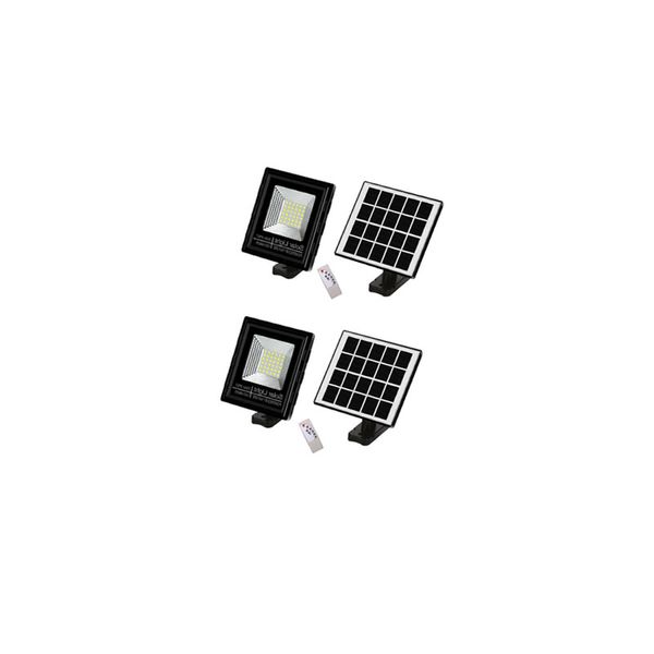 2 Set Of 2 25W Waterproof Solar Flood Light with Remote GD-8625
