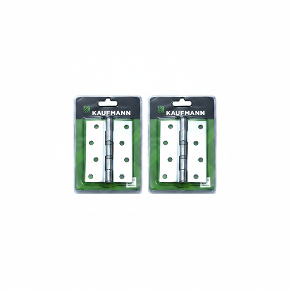 Kaufmann - Ball Bearing Butt Hinges - Pair - 100mm - 2 Pack