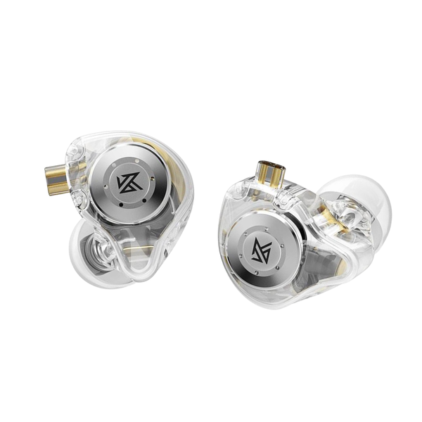 KZ EDX Pro Dual Magnetic Dynamic In-Ear Monitors – No Mic – Transparent