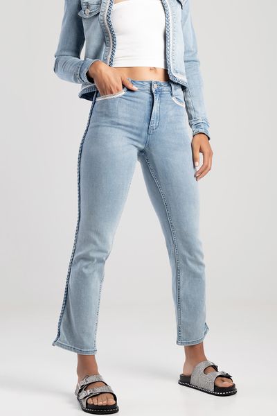 Sissy Boy: Piper High Waist Straight Leg With Braid Detail