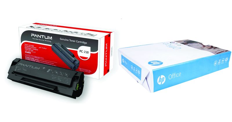 Pantum PC210 Toner Cartridge and Paper Bundle