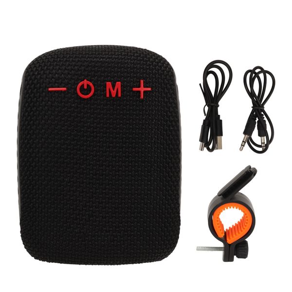 Cycling Bluetooth Speaker Waterproof Radio Portable Wireless Speaker Black