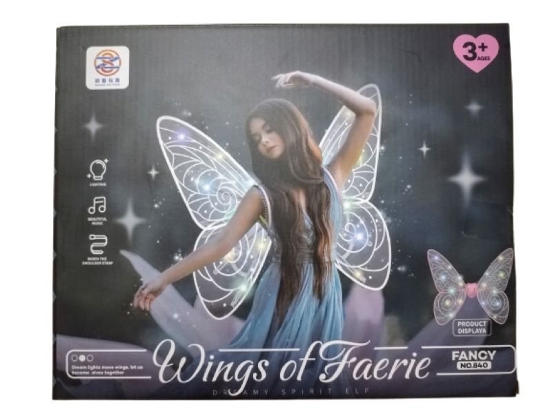 Electric Fairy Wings with LED Lights
