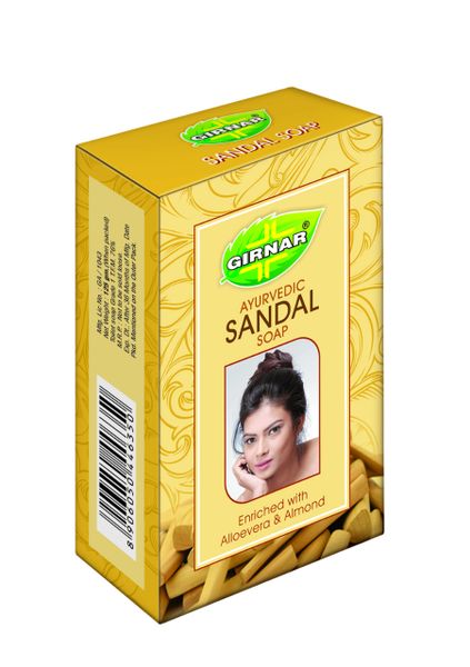 3 Pack Sandalwood Soap with Sandal Essential Oil Aloe for Luxury Bath Wash