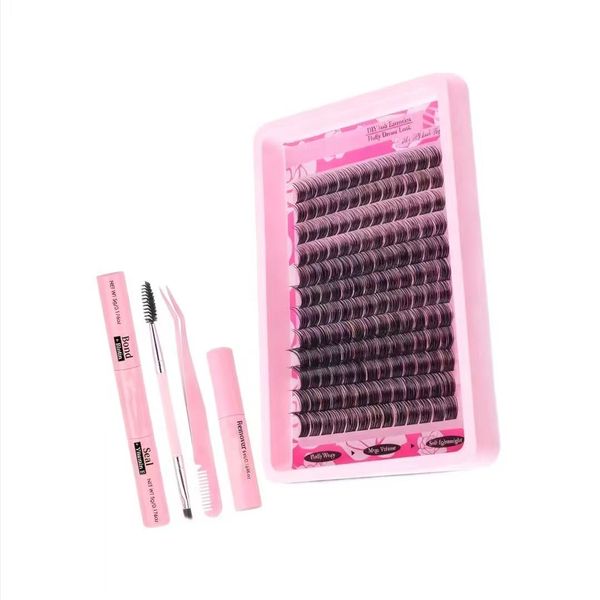 Eyelash Cluster Set 156pcs Eyelash Clusters, 14-18mm Lengthening Eyelash