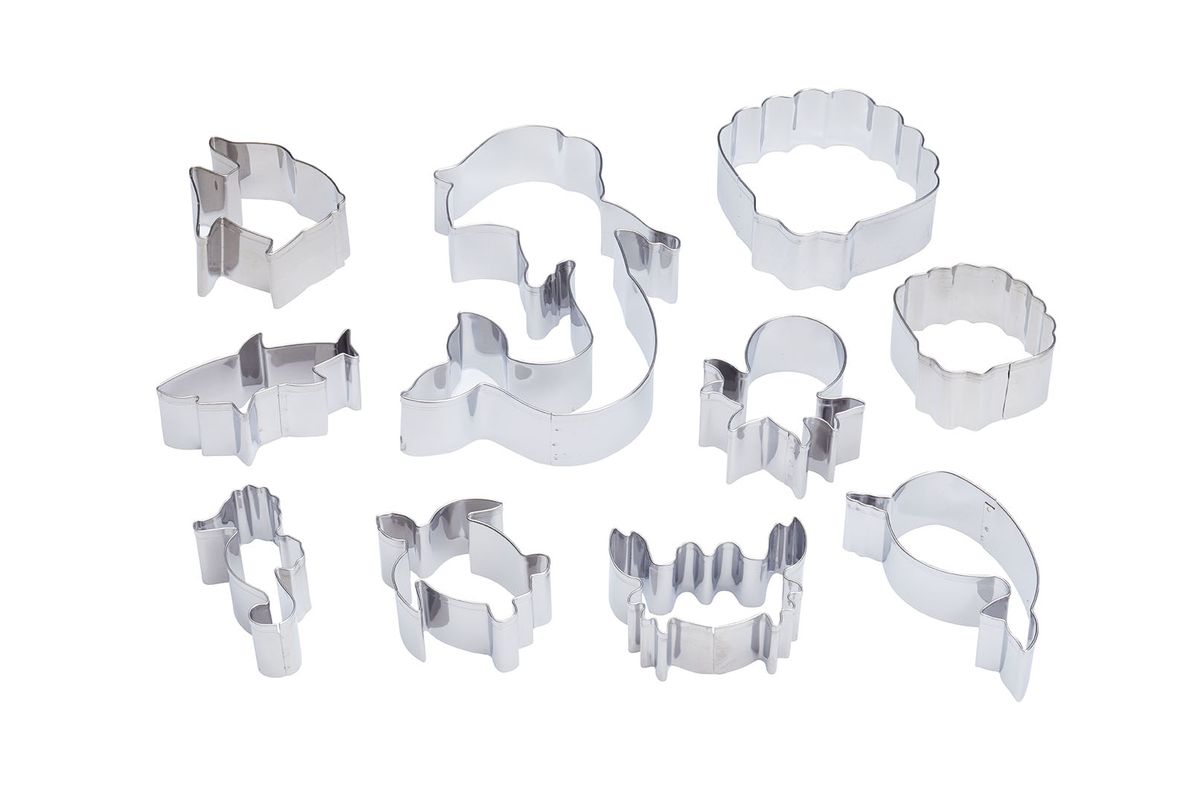 Sweetly Does It Mermaid & Sea Creature Cookie Cutters Set of 10 Shop
