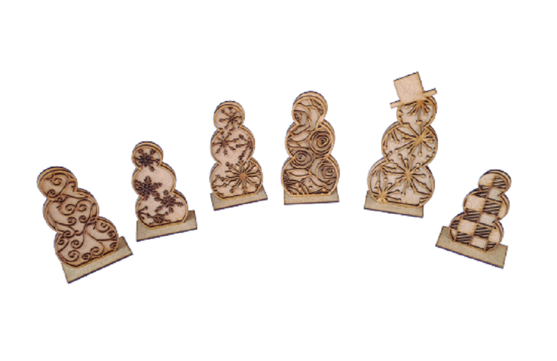 DIY Christmas Snowman Table decor - Small