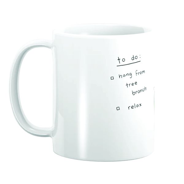 PepperSt mug - Sloth To-Do List