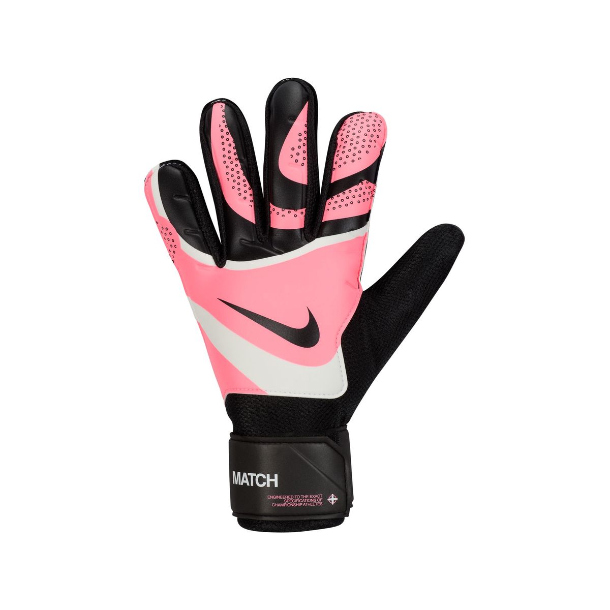 Nike Unisex Match Football Goalkeeper Gloves Black/Sunset Pulse