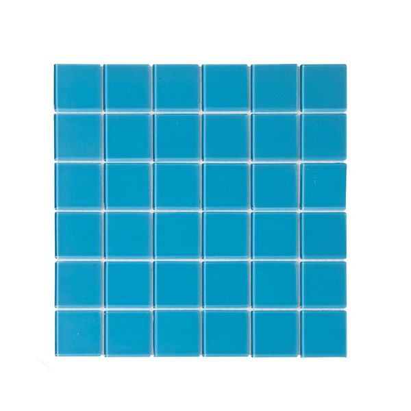 Decor Tiles - Aquamarine Glass 48x48mm