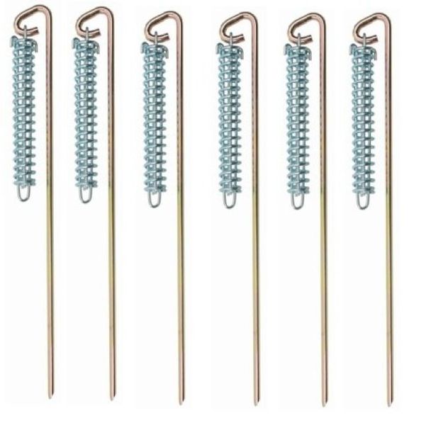 Storm Spring Hook Tent Peg 460mm x 8mm - Pack of 6
