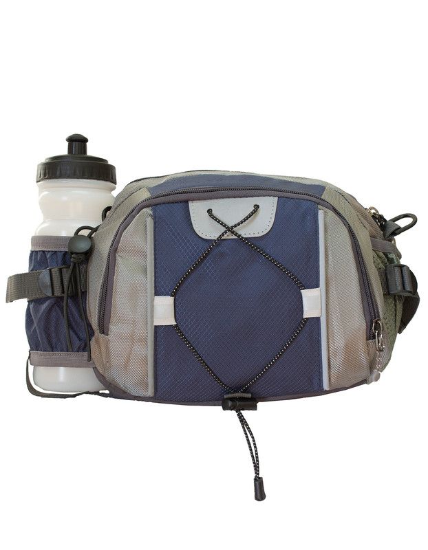 Fino B4506 Unisex Active Wear Hiking Waist Pack with Water Bottle
