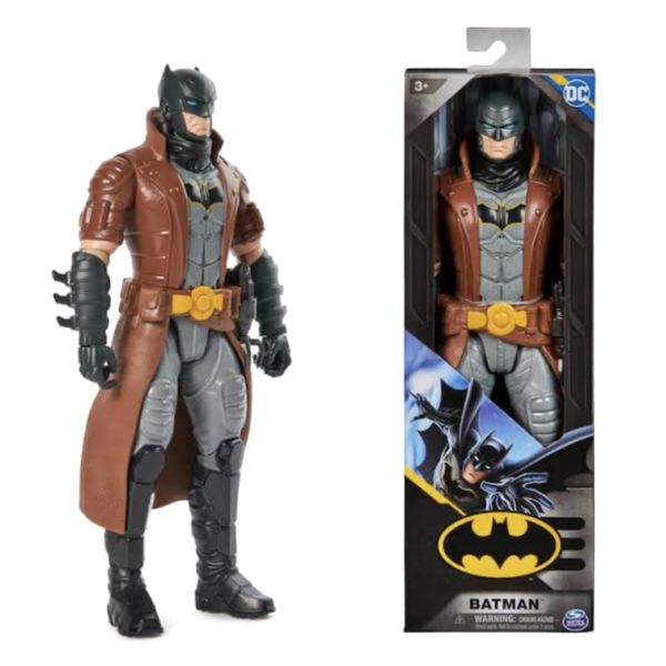 DC Batman Figure Brown Coat Knightmare Dawn of Justice