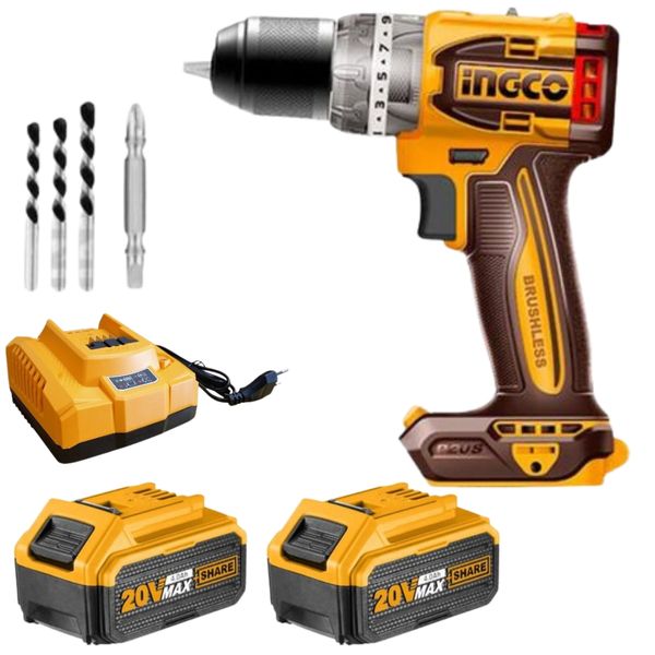 Ingco - Cordless Impact Drill Compact 60Nm With image