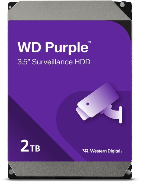 WD Purple Surveillance Hard Drive - 2TB - WD23PURZ