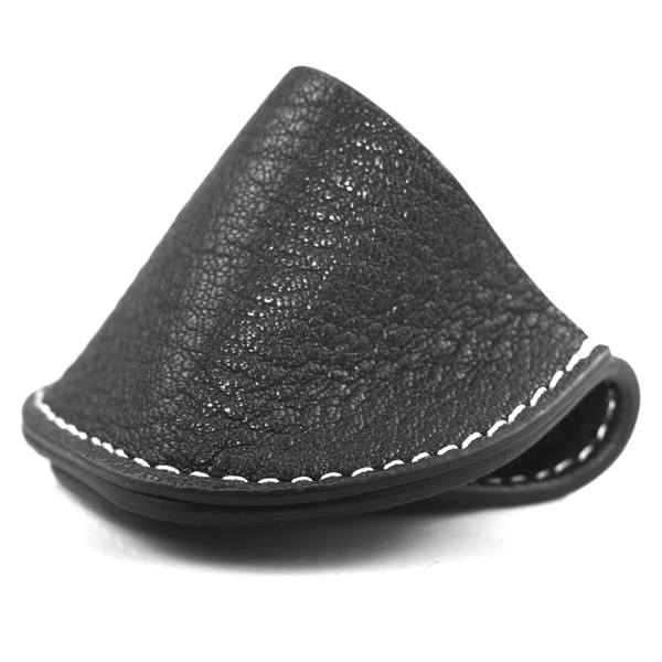 Billiards Chalk Holder Pocket Leather Chalk Holder With Clip Black