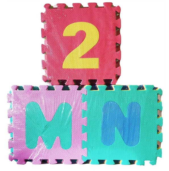 Educational Foam Puzzle Mat - Letters &amp; Numbers - 36 Pieces - Medium