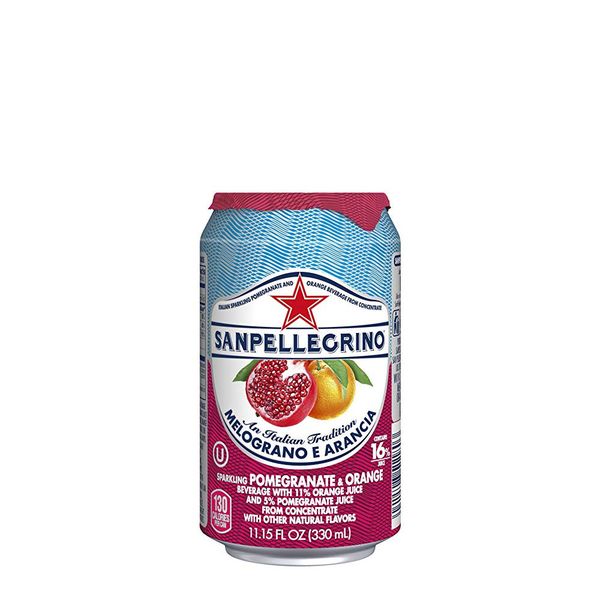 San Pellegrino Pomegranate Flavoured Sparkling Fruit Beverage 330ml Pack 6