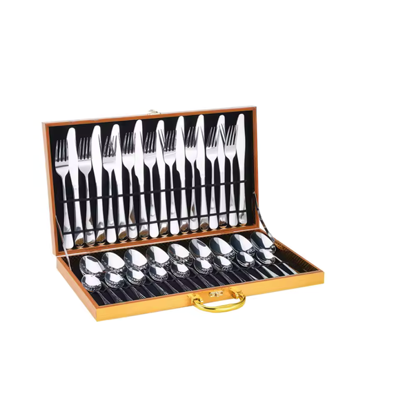 24 Piece Stainless Steel Cutlery Set