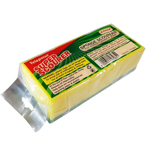 Kitchen Sponge Super Scourer - Pack of 12