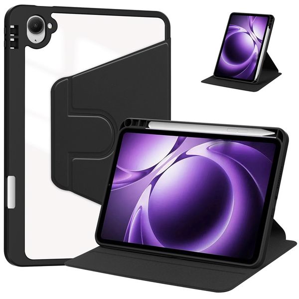 Leather Foldable Stand Protective Case Compatible With OPPO Pad 5 12.1-inch