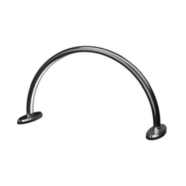 Half-Moon LED Desk Nail Beauty Lamp - Black (Medium Sized: 51cm)