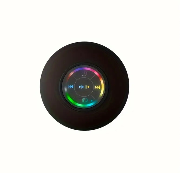 Wireless LED Recharable and Water Resistant Bathroom Speaker