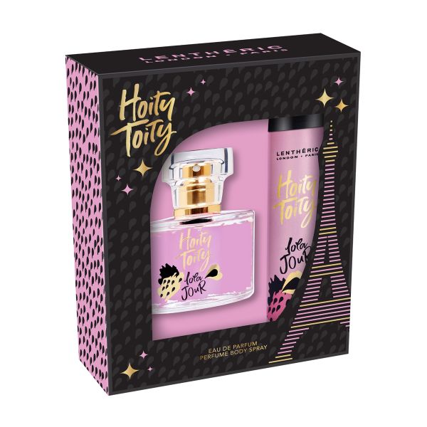 Lentheric Hoity Toity Lola Jour Eau de Parfum 50ml, Perfume Body Spray 90ml