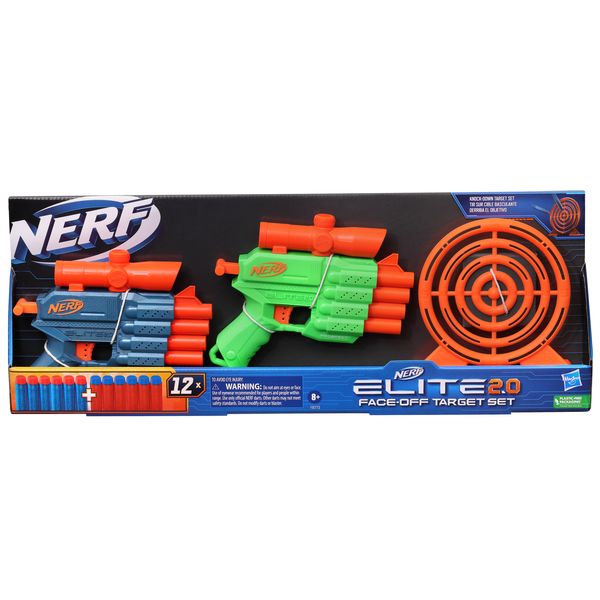 Nerf - Elite 2.0 Face Off Foam Dart Blasters Target Set