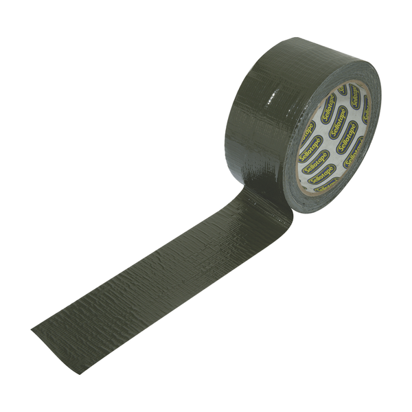 Tape Sello Duct O/Drab 48Mmx25M - 2 Pack