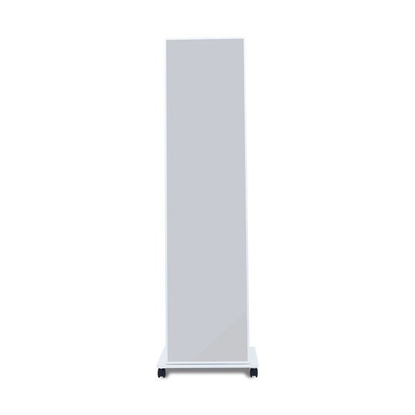 Florida Sliding Mirror - 4 Shelves with Wheels
