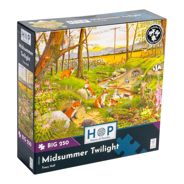 House of Puzzles - Midsummer Twilight - XL Pieces - 250 Piece Jigsaw Puzzle