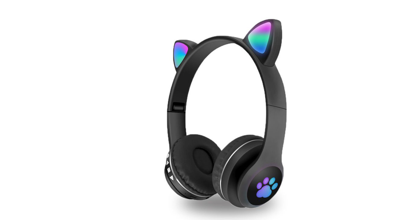 Stylist L550 Bluetooth RGB Cat Ear Headphone w/SD Card