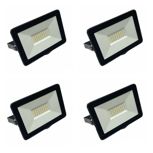50W LED Floodlight - Set of 4