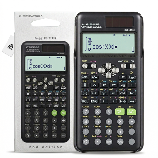 Topika - Scientific Calculator, Calculator With 417 Functions, Dual Display