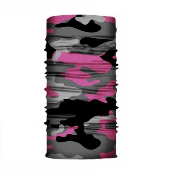 Face-Neck Warmer Bandana Face Shield Pink Camo
