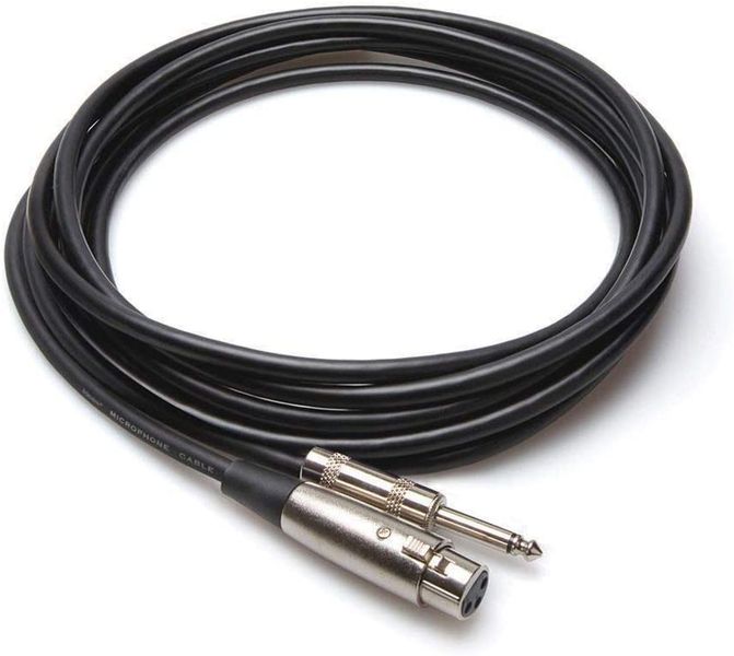Hosa Tech MCH-125 Microphone Cable XLR3 Female to 1/4-inch TS Male - 7.5m