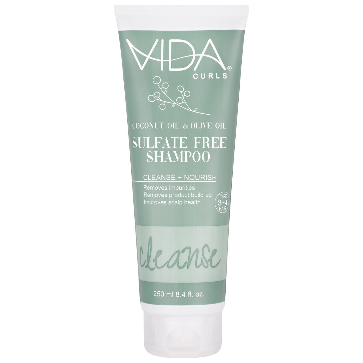 Vida Curls Sulfate Free Shampoo - 250ml