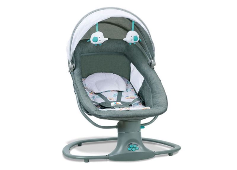 Mastela 3-in-1 Deluxe Multi-Functional Bassinet/Swing -Grey