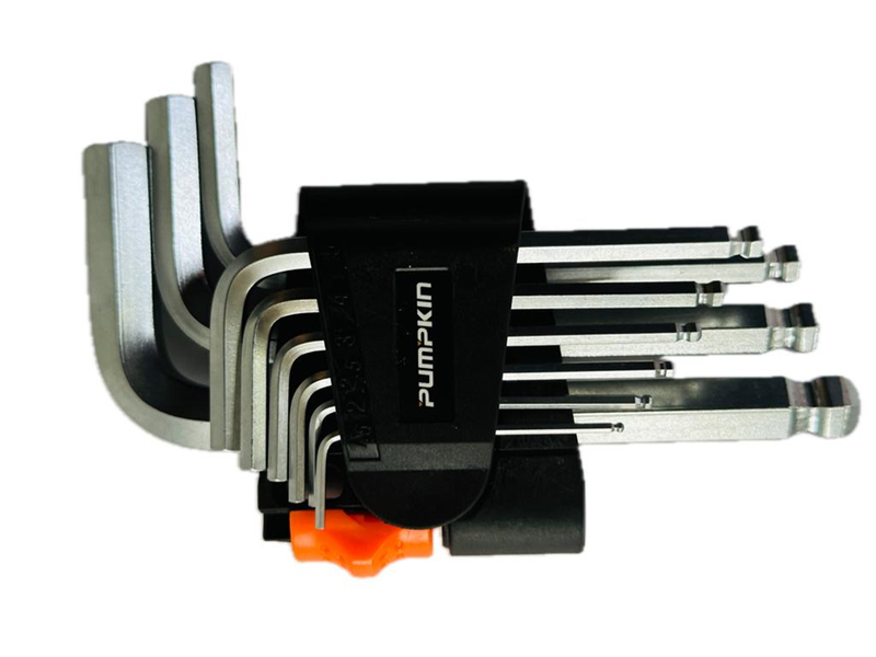 Pumpkin 9 Piece Extra Short Ball Key Wrench